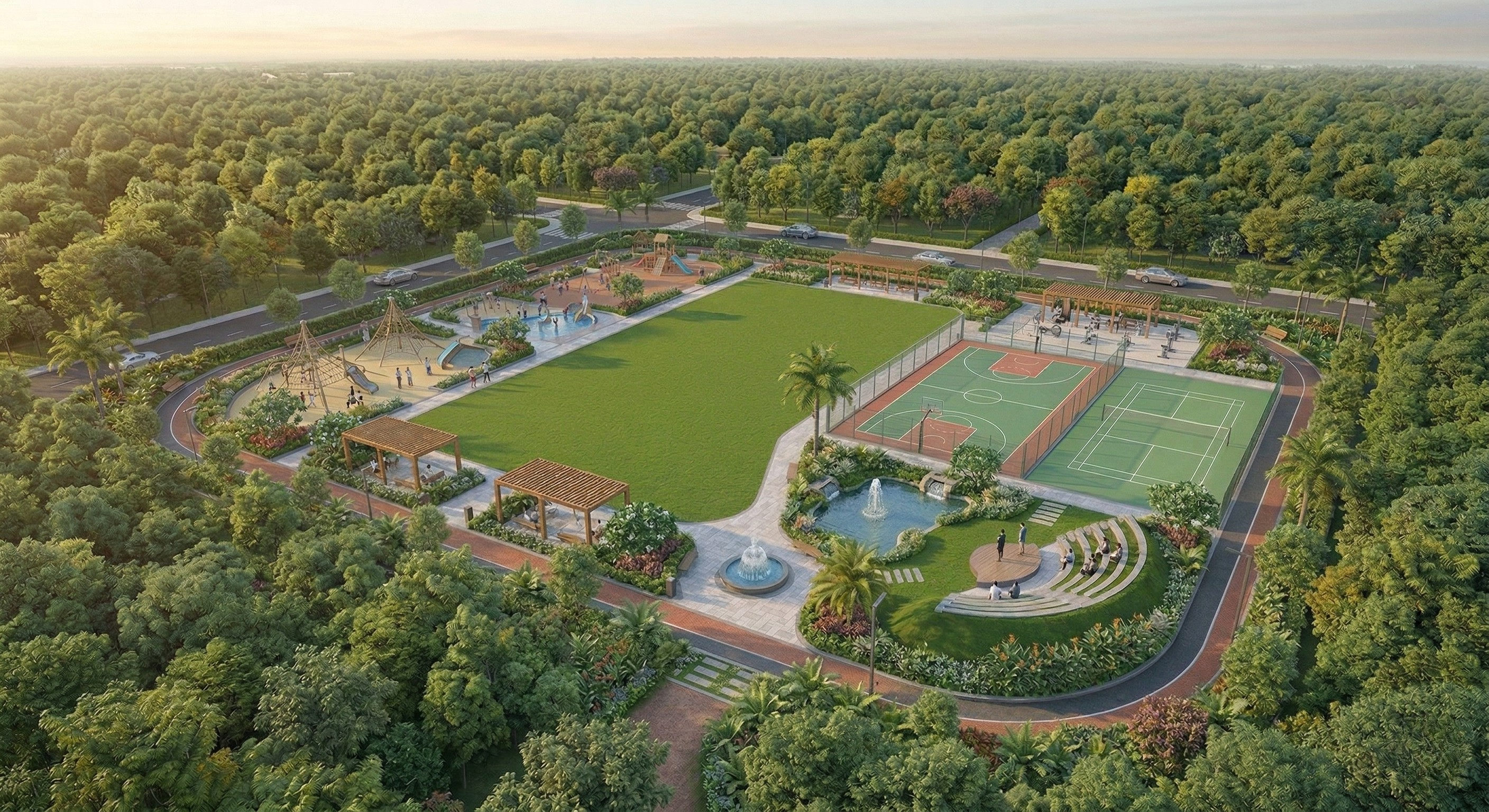 Expansive Green Landscapes